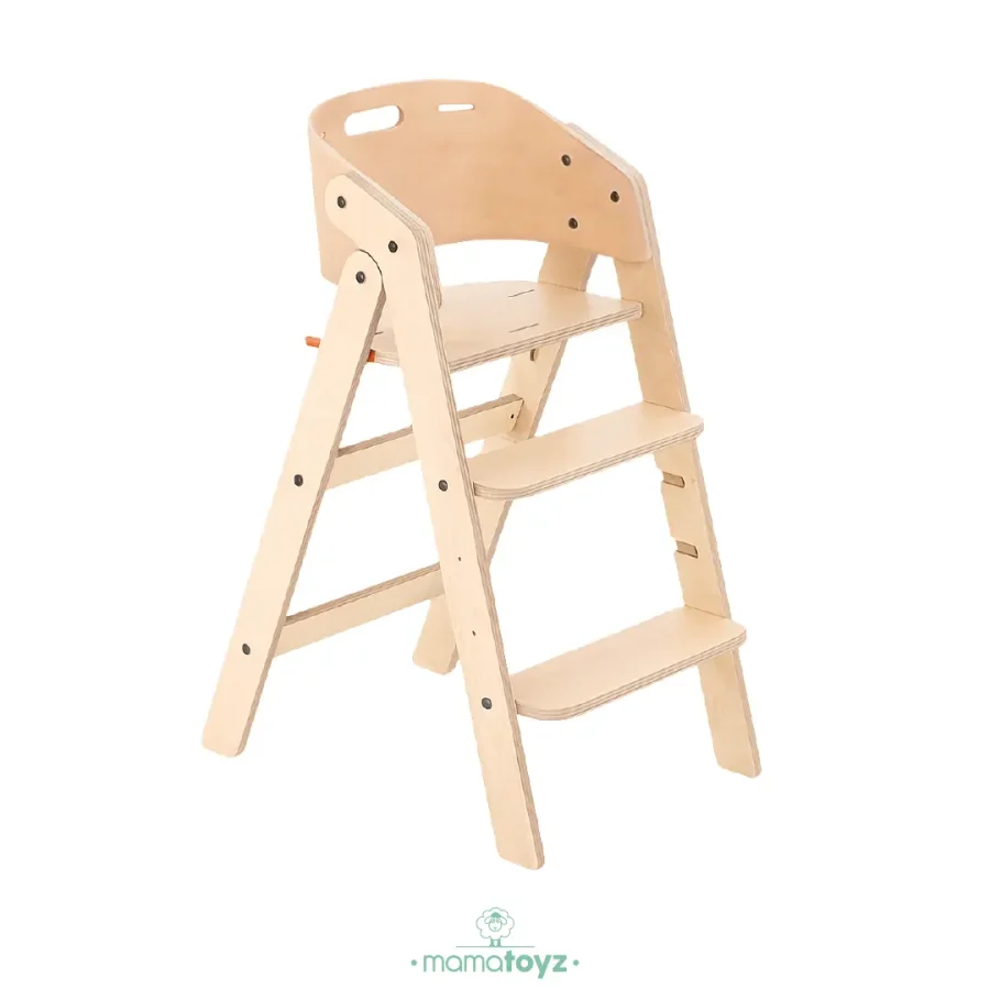 10MYCHAIR ONLY CHAİR  - Katlanır Ahşap Sadece Mama Sandalyesi